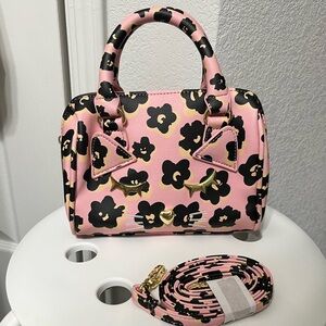 Small Pink Handbag Cat Betsy Johnson